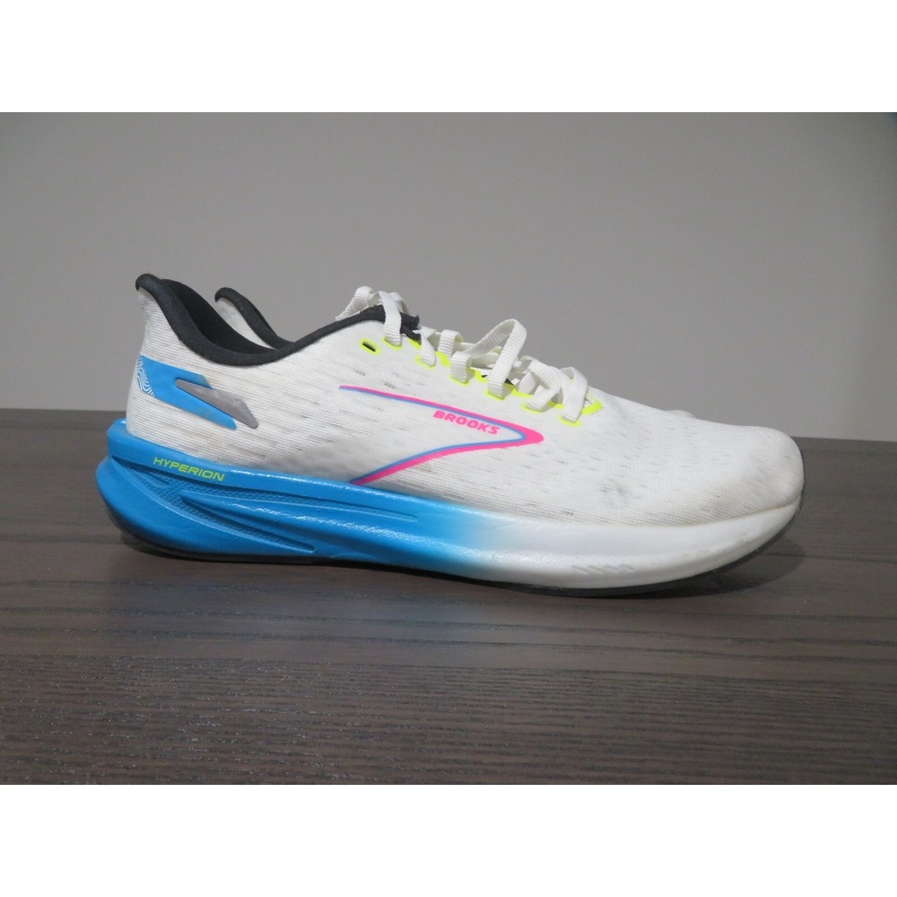 Brooks Hyperion Womens 11 Shoes White Running Racing Walking Gym 1203961B120 - Picture 1 of 10